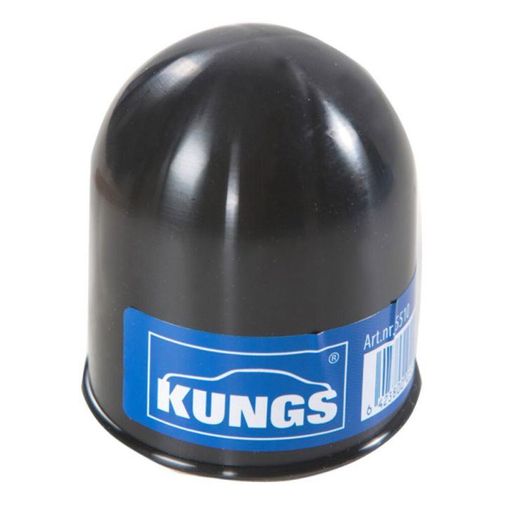 Vetokoukun suojus Kungs musta muovi
