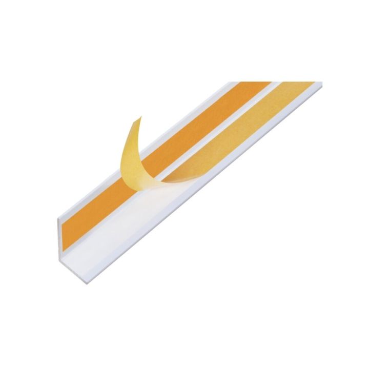 Kulmalista Muovi Tarrakiinnitys 10 x 10 x 1 mm 2,6 m