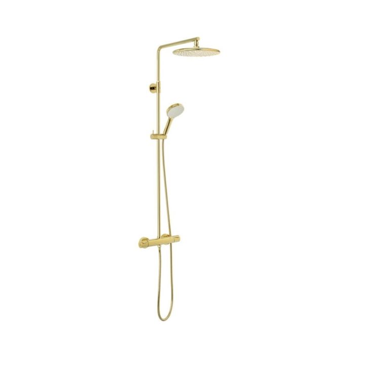 Suihkukokonaisuus Damixa Silhouet kiiltävä messinki