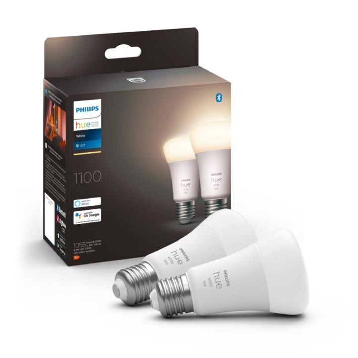 Älylamppu Philips Hue White 9,5 W E27 2kpl