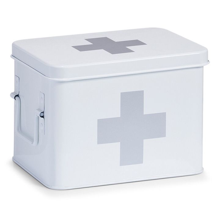 Lääkerasia Zeller Valkoinen 21,5 x 16 x 16 cm