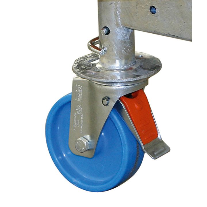 Pyörät Krause rakennustelineeseen 125 mm 4 kpl