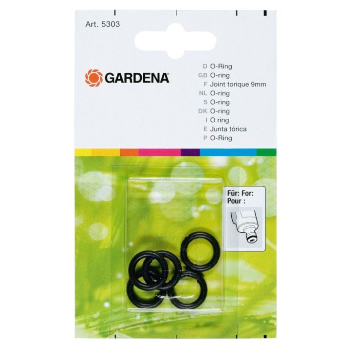 O-rengas Gardena 9 mm 5 kpl