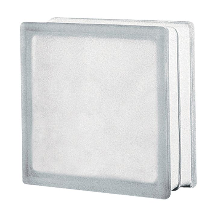 Lasitiili Vitrablok Sahara mattavalkoinen 19 x 19 x 8 cm