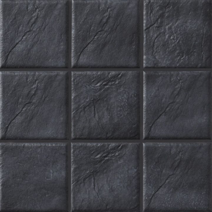Lattialaatta Suomi Mustanharmaa 10 x 10 cm