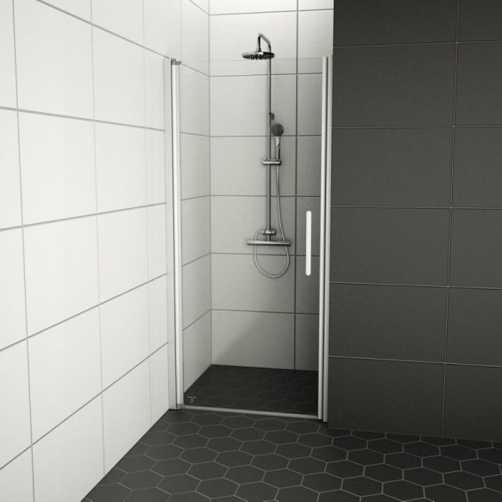 Suihkunurkan magneettiprofiili Camargue Skärgård satiiniharmaa 200 cm