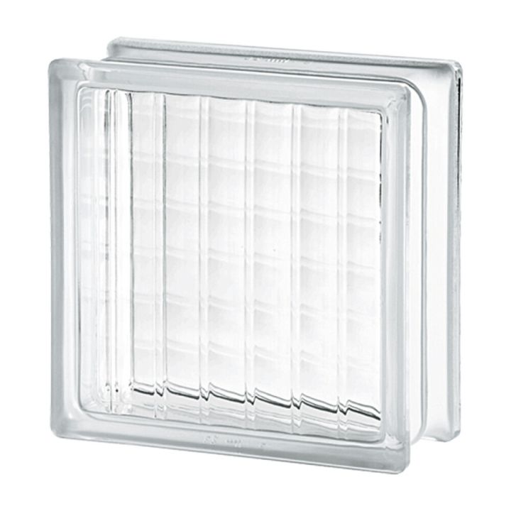 Lasitiili Seves Glassblock Cross Large 19 x 19 x 8 cm