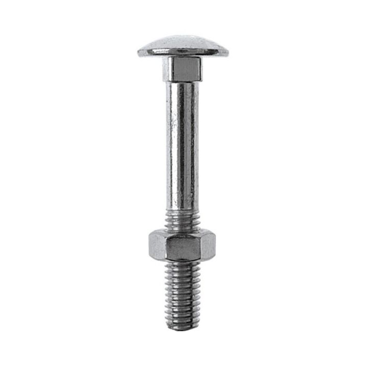 Lukkoruuvi mutterilla Profi Depot DIN 603 sinkitty M5 x 50 mm 100 kpl
