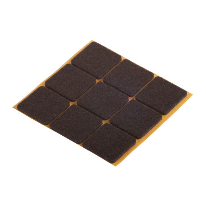 Huopatassu Fix-o-moll 25 x 25 mm ruskea 9 kpl