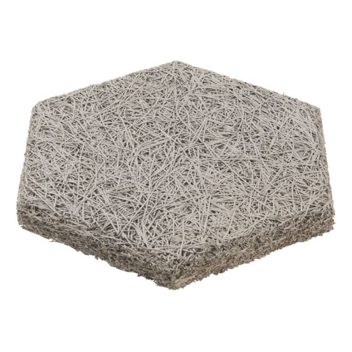 Akustiikkalevy FibroTech Hexagon harmaa 18 kpl 289 x 250 mm