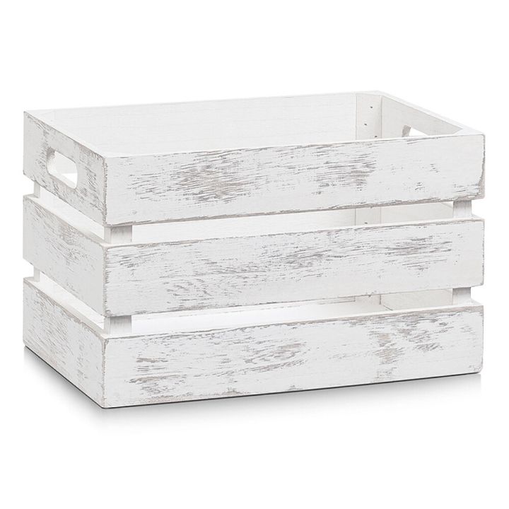 Puulatikko Zeller Vintage Valkoinen