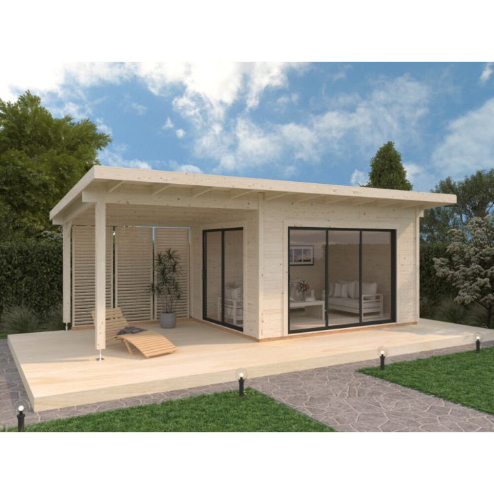 Mökki Palmako Grace Plus liukuovilla 11,2 + 8,2 m²