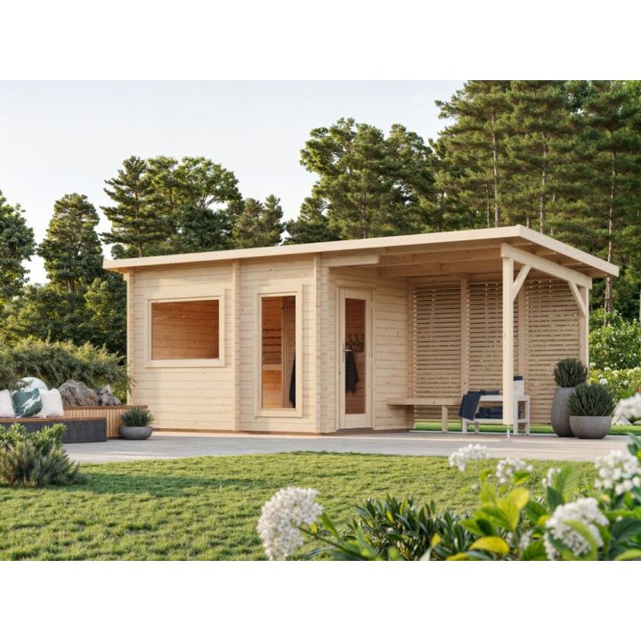 Sauna Palmako Sanna 6,8 + 5,9 m²