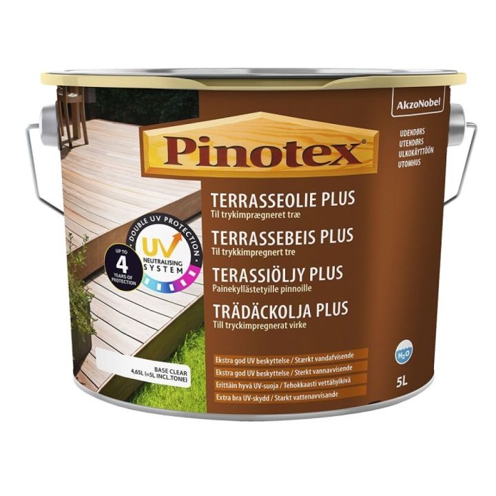 Terassiöljy Pinotex Plus kirkas