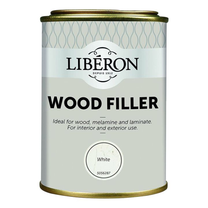 Puukitti Liberon Wood Filler 200 ml Valkoinen