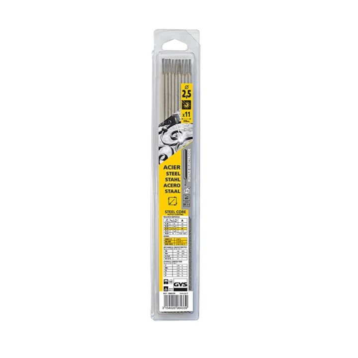 Hitsauspuikko Gys Rutiilipäällysteinen 2,5 mm 11 kpl