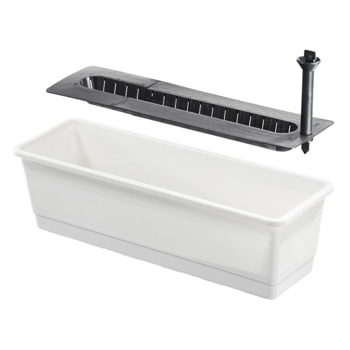 Parvekelaatikko Orthex altakasteleva valkoinen 55 cm