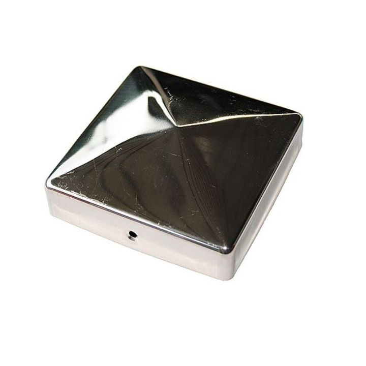 Tolpanhattu ruostumaton 91 x 91 mm