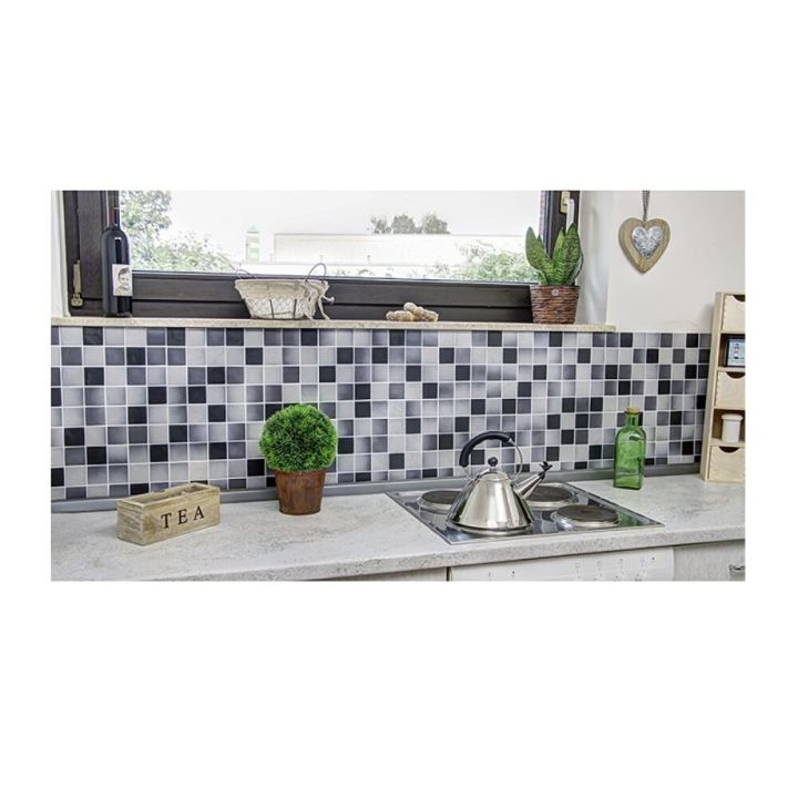 Mosaiikkilaatta CD 212 Harmaa/Valkoinen 30,6 x 30,6 cm