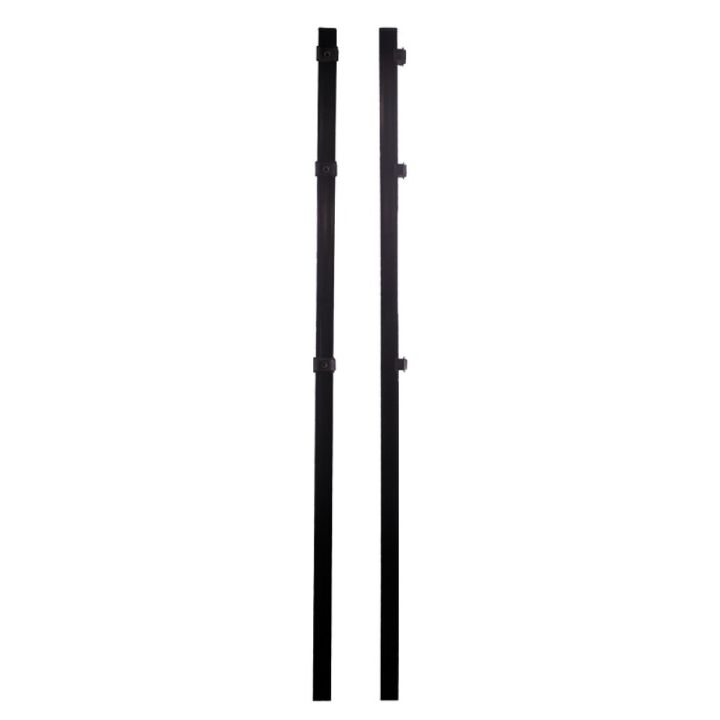 Tolppa paneeliaidalle musta 40 x 40 x 1500 mm