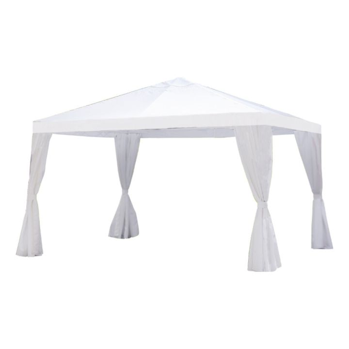 Katto ja sivuverhot Sunfun Tunis 3 x 3 m valkoinen