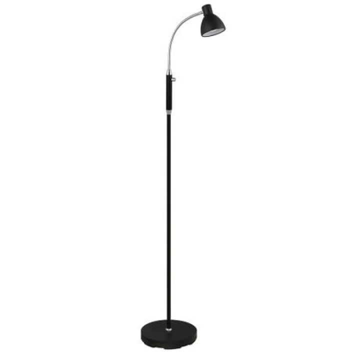 Lattiavalaisin Hudson Halo Design 1-os musta 120 cm