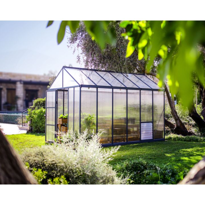 Kasvihuone Palram-Canopia Glory 9,2 m² harmaa