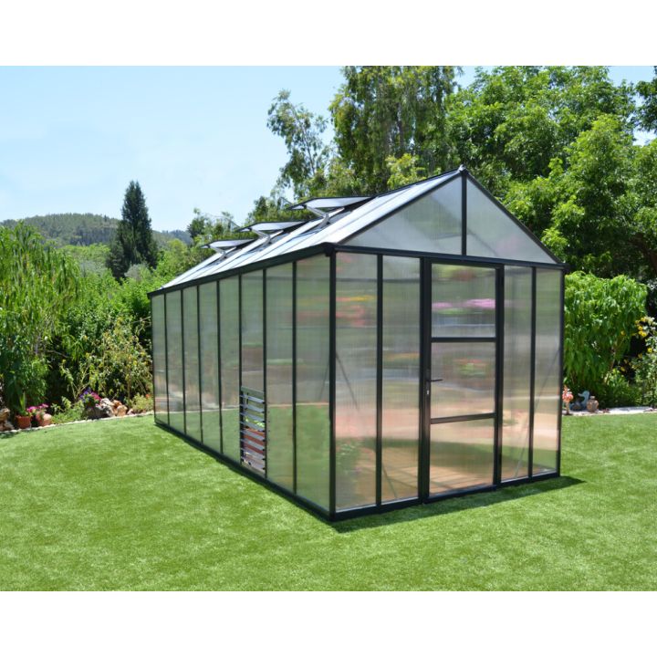 Kasvihuone Palram-Canopia Glory 12,2 m² harmaa