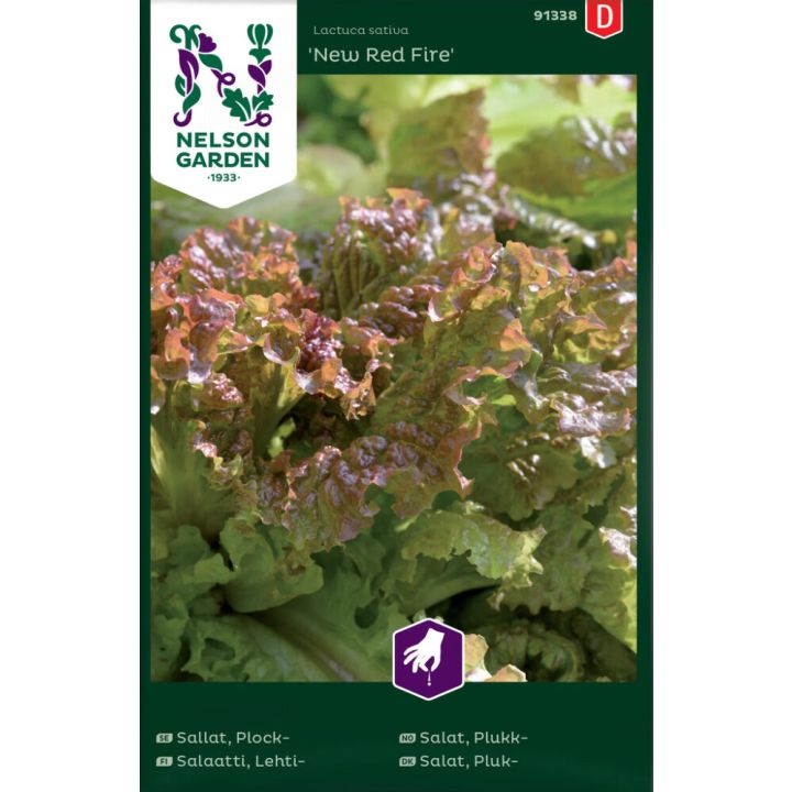 Lehtisalaatti Nelson Garden New Red Fire