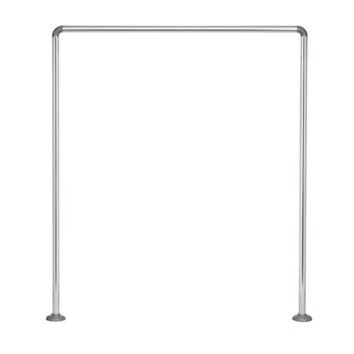 Suihkuverhotanko Diaqua Ø 2,2 x 90 x 80 x 90 cm Kromi
