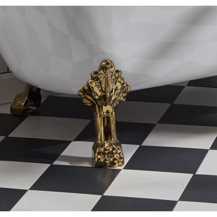 Ammejalat ja poistoputki Camargue Svinkløv & Rønne kiiltävä messinki 15 x 12 x 30 cm