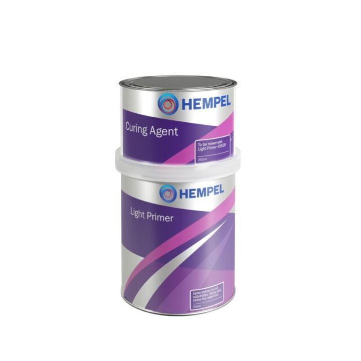 Epoksipohjuste Hempel Light Primer + Kovetin Vaalea 0,75 l