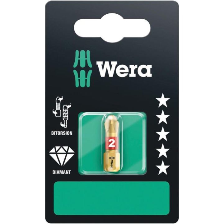 Ruuvauskärki Wera Diamond BiTorsion PH 2 25 mm