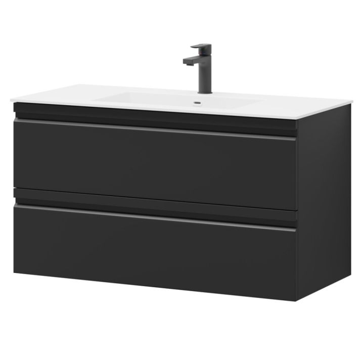 Kalustesetti Camargue Annika mattamusta 100 cm