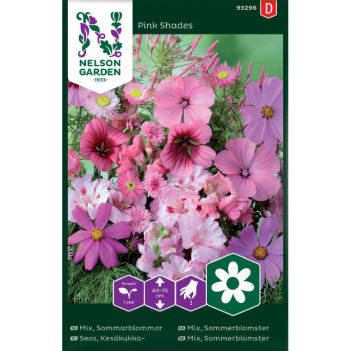 Kesäkukkaseos Nelson Garden Pink Shades