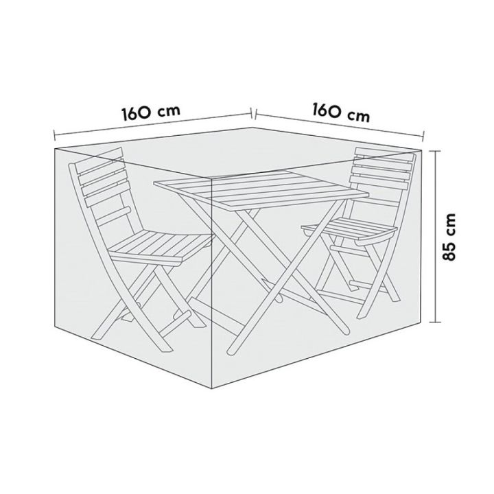 Kalustesuoja Sensum parvekeryhmä 160 x 160 x 85 cm