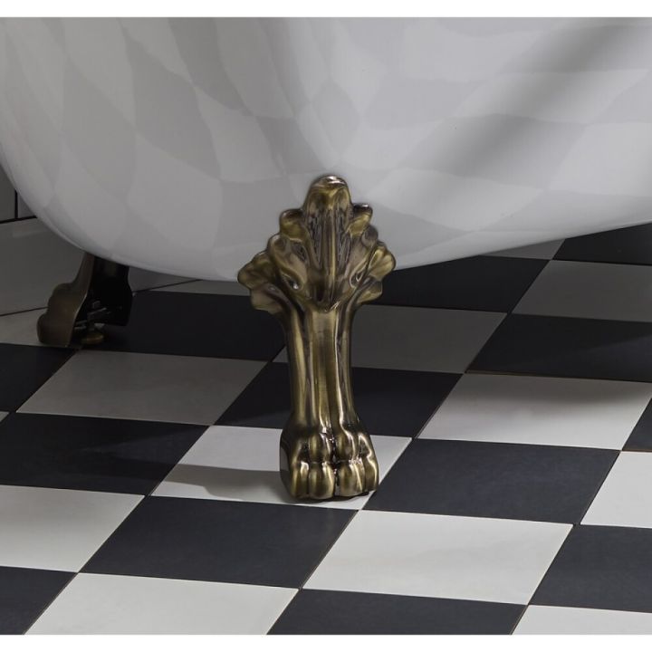 Ammejalat ja poistoputki Camargue Svinkløv & Rønne antiikkimessinki 15 x 12 x 30 cm