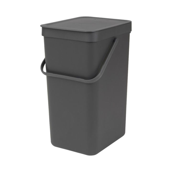 Roska-astia Brabantia Sort&Go 16 L Harmaa