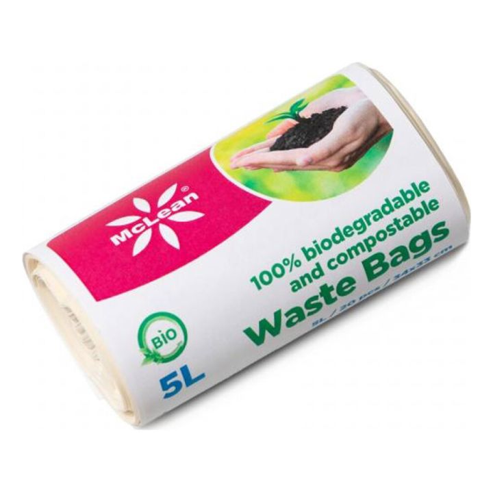 Biojätepussi McLean 20 kpl 5 l