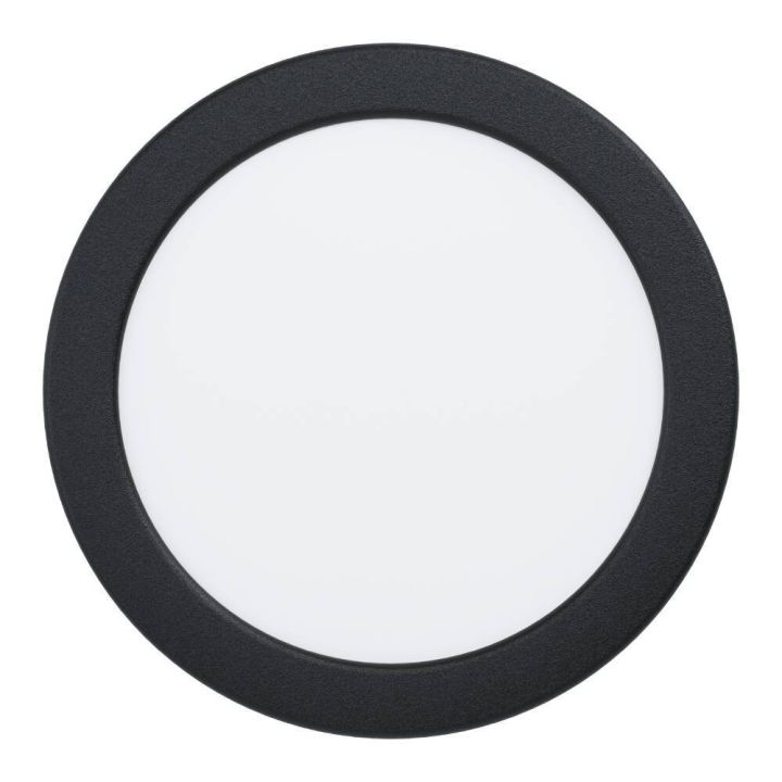 LED-uppospotti Eglo Fueva 6-Z musta Ø 16,8 cm
