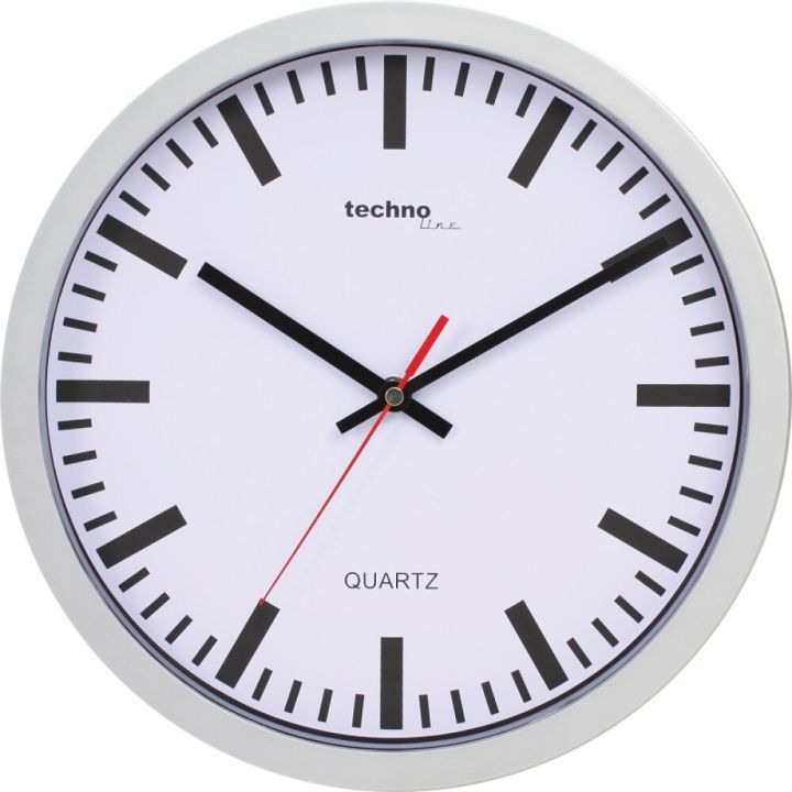 Seinäkello Technoline WT 7800 hopea Ø 30 cm