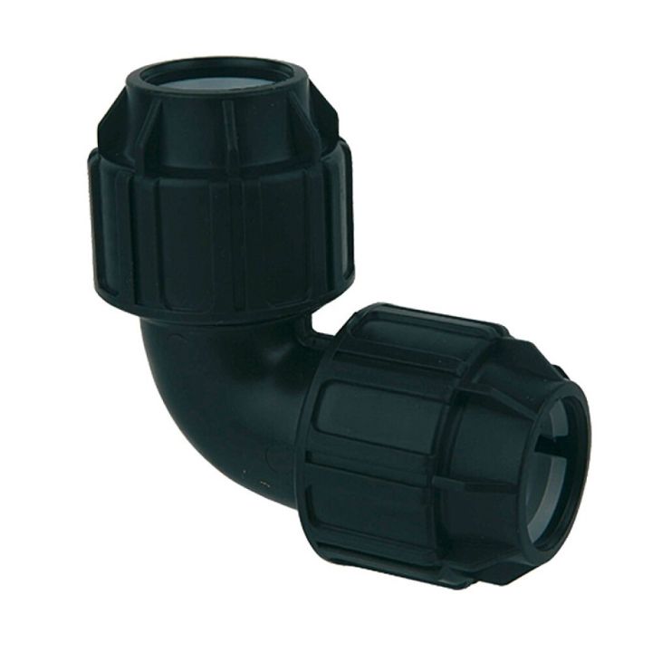 Muoviputkiliitin Kulma, 20 x 20 mm