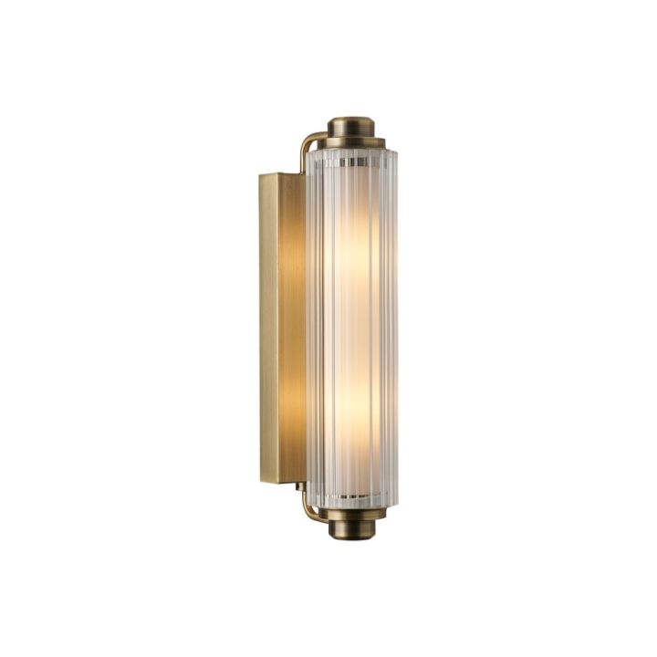 Seinävalaisin Nordlux Nimal Double messinki IP44