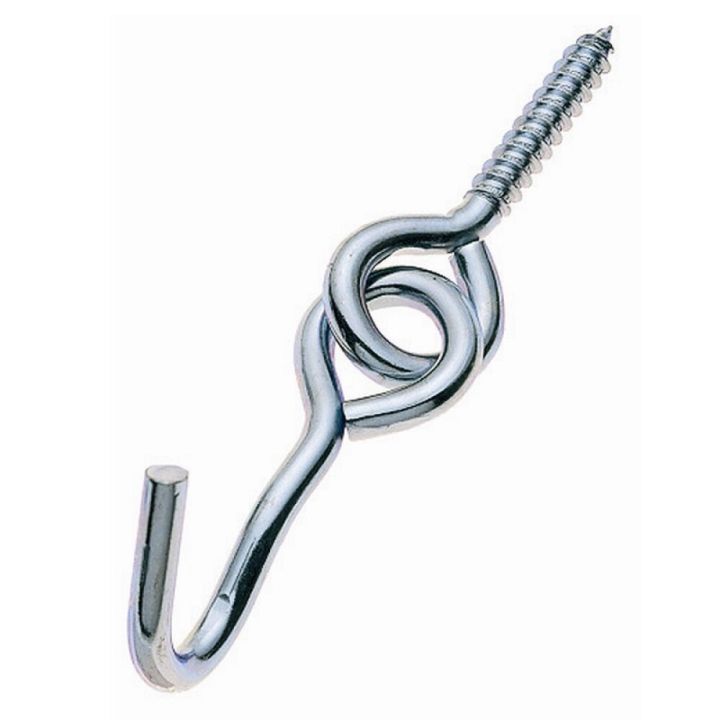 Riippumattokoukku 90 mm Puulle