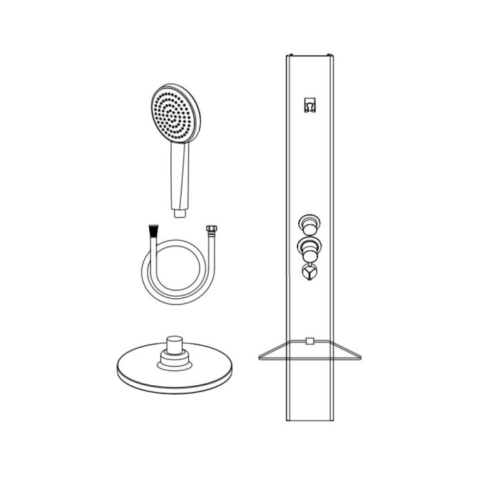 Suihkupaneeli Camargue Skärgård Premium