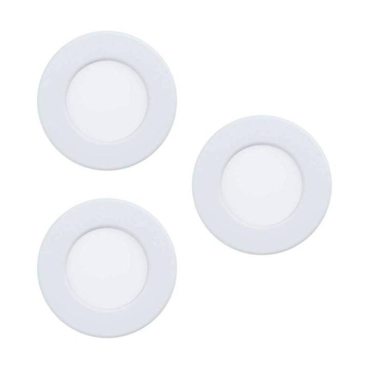 Uppospotti Eglo Fueva 5 LED 3-os Ø 86 mm Valkoinen