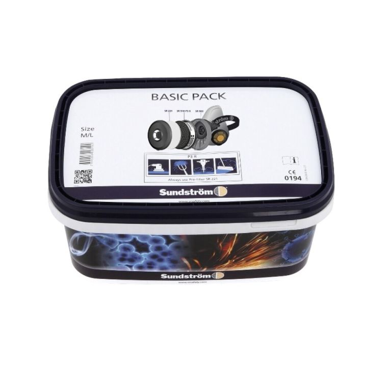 Puolinaamari Sundström Basic Pack SR 900 M,  SR 510, SR 221