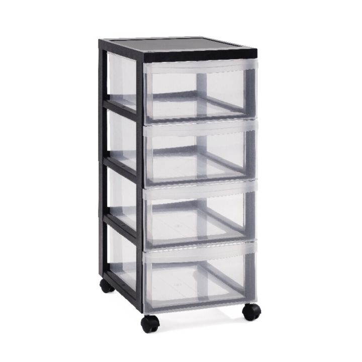 Muovilaatikosto 4 lokeroa 61,5 x 29 x 40 cm