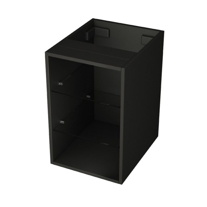 Sivukaappi Camargue Skärgård IQ Classic etuosilla mattamusta 35,4 x 43 x 55 cm