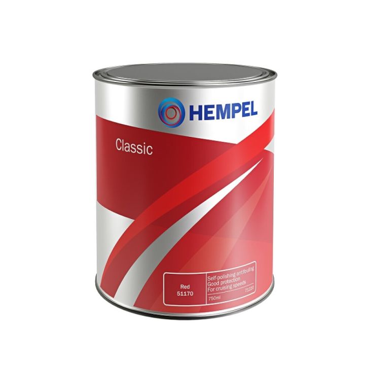 Pehmeä antifouling -maali Hempel Classic Sininen 0,75 l
